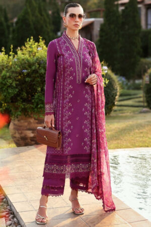 ZAINA UNSTITCHED LAWN'25